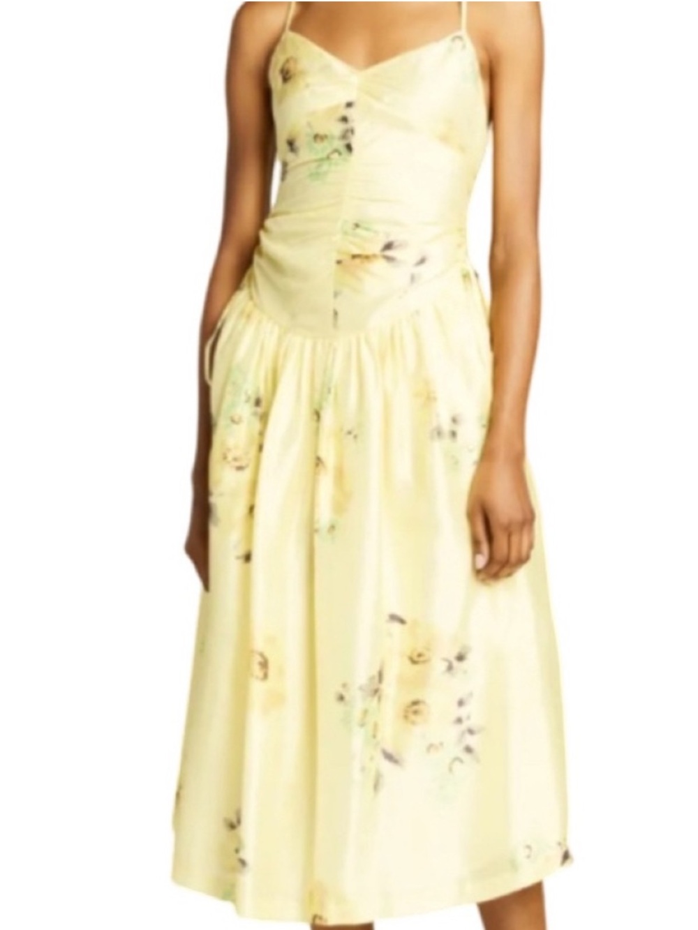 NWT Rebecca Taylor Positano Dress - Lemonade - Picture 10 of 10